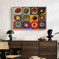 Color Study: Squares with Concentric Circles, 1913 - Floater Framed Canvas Print