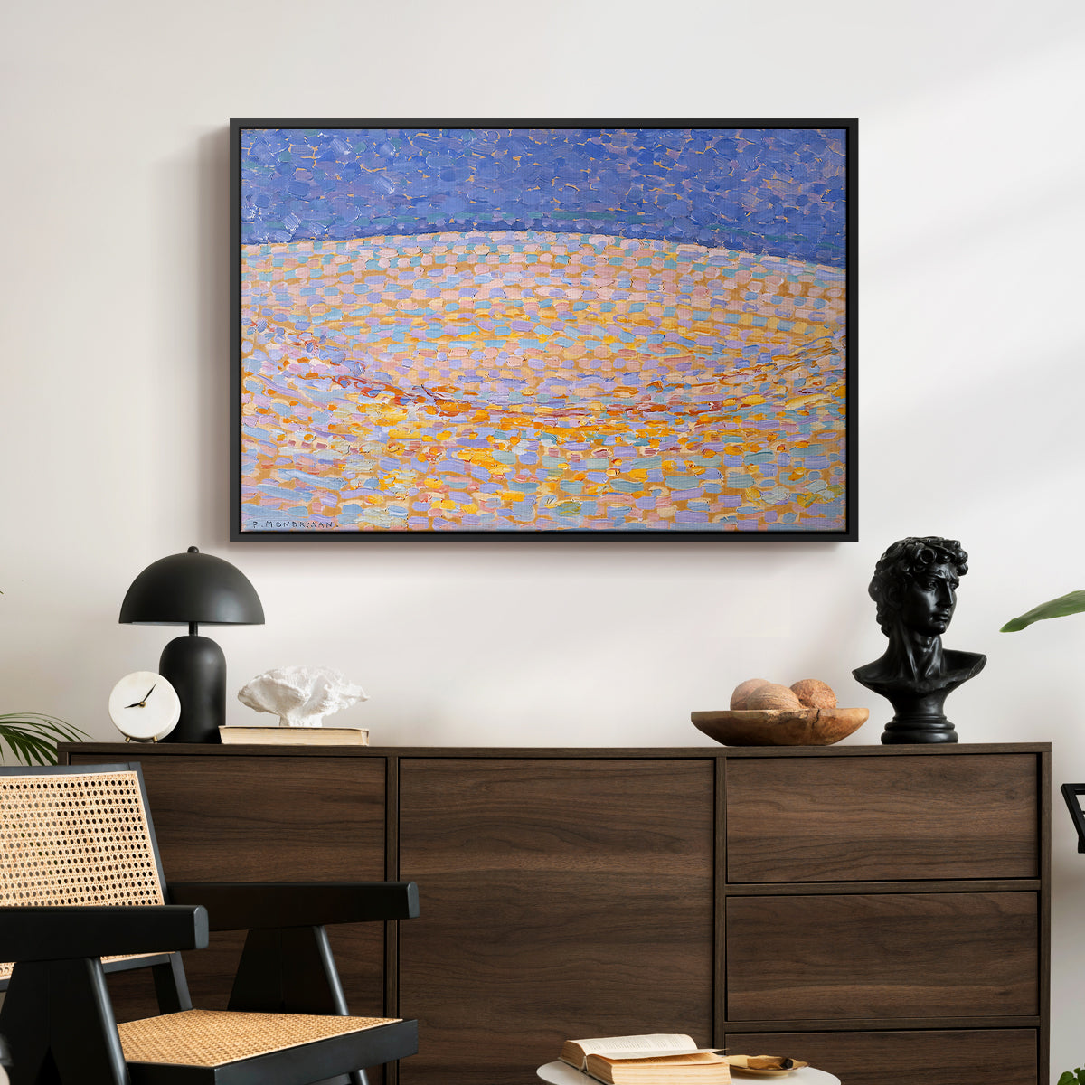 Dune III, 1909 - Floater Framed Canvas Print