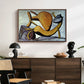 Cat and Big Fish, c. 1931 - Floater Framed Canvas Print