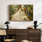 Sewing the Sail, 1896 - Floater Framed Canvas Print