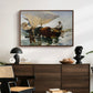 The Return from Fishing: Hauling the Boat, 1894 - Floater Framed Canvas Print