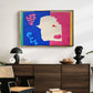 The Wolf (Le loup), from Jazz, 1947 - Floater Framed Canvas Print