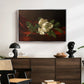 Magnolia on Red Velvet, c. 1885-1890 - Floater Framed Canvas Print