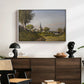 Village Landscape with Church, 1891 - Floater Framed Canvas Print