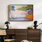 Golfe Juan, 1896 - Floater Framed Canvas Print