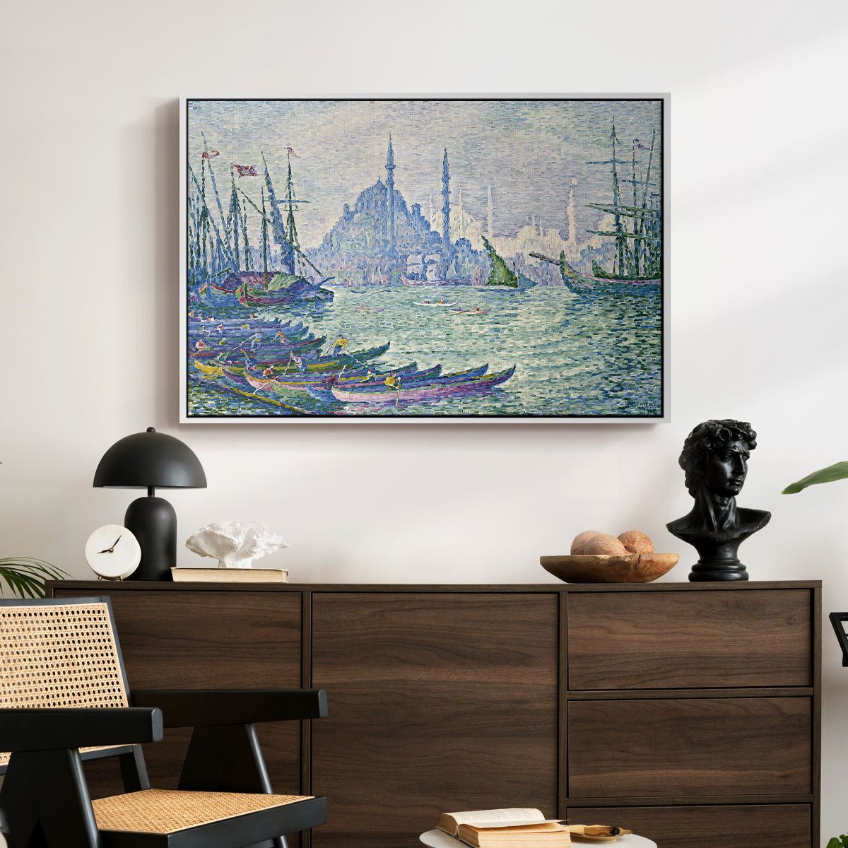 The Golden Horn, Minarets, 1907 - Floater Framed Canvas Print