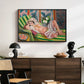 Odalisque Couchée Aux Magnolias, c. 1923 - Floater Framed Canvas Print
