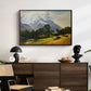 Mountains in Berchtesgaden - Floater Framed Canvas Print