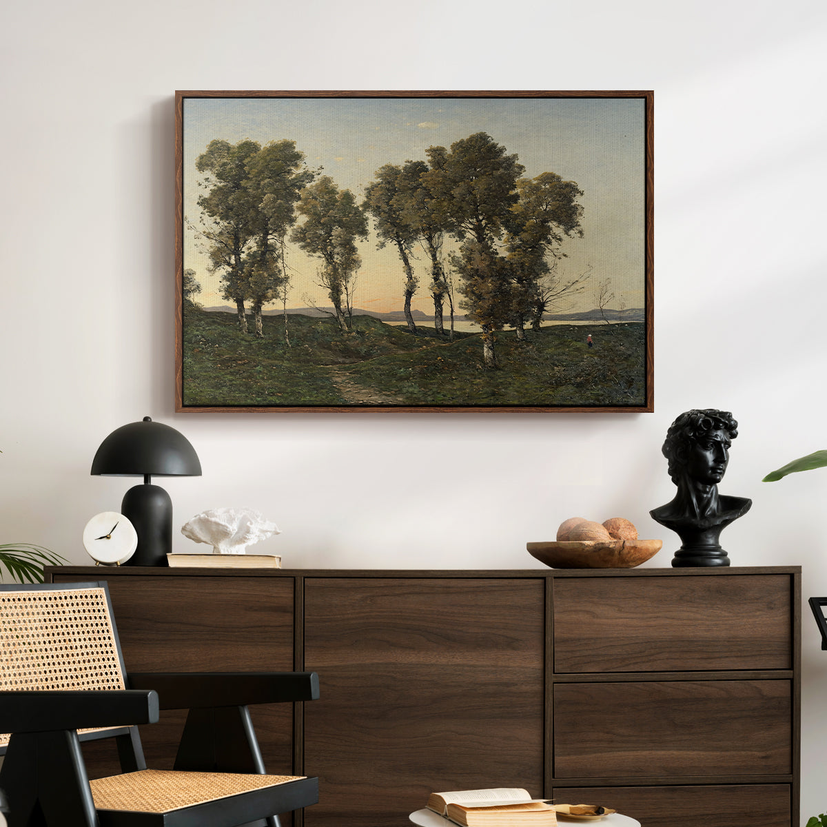 Autumn Evening, 1894 - Floater Framed Canvas Print