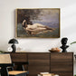 Bacchante by the Sea, 1865 - Floater Framed Canvas Print