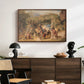 Figures and Animals in a Vineyard, c. 1829 - Floater Framed Canvas Print
