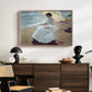 Clotilde on the Beach, 1904 - Floater Framed Canvas Print