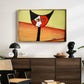 Picasso's Cat–El Gato - Floater Framed Canvas Print