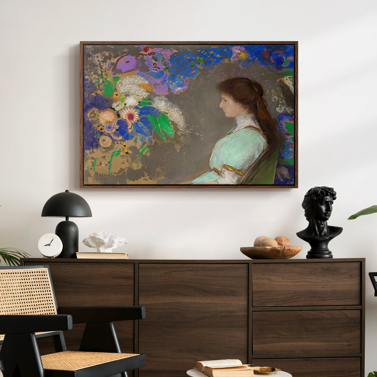 Portrait of Violette Heymann, 1910 - Floater Framed Canvas Print