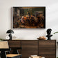 An Auction Scene, 1835 - Floater Framed Canvas Print