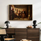Neighbors (Naboer), 1855 - Floater Framed Canvas Print