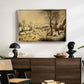 Winter Landscape with Skaters and Bird Trap, 1565 - Floater Framed Canvas Print