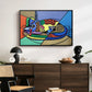 A Dog Named Picasso - Floater Framed Canvas Print