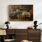 The Meal (De maaltijd), c. 1885 - Floater Framed Canvas Print
