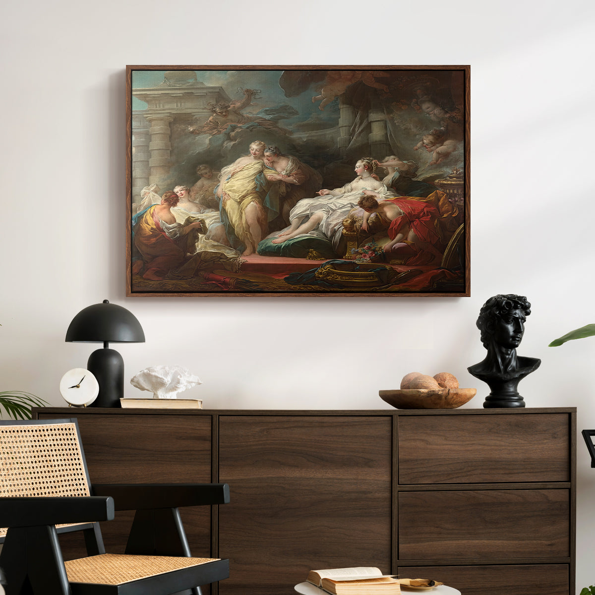 Psyche Showing Her Sisters Her Gifts from Cupid, 1753 - Floater Framed Canvas Print