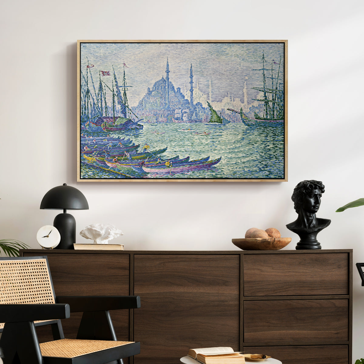 The Golden Horn, Minarets, 1907 - Floater Framed Canvas Print