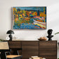 Study for Autumn Landscape with Boats, 1908 - Floater Framed Canvas Print