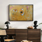Cubist Dog with Stars (Student Art) - Floater Framed Canvas Print