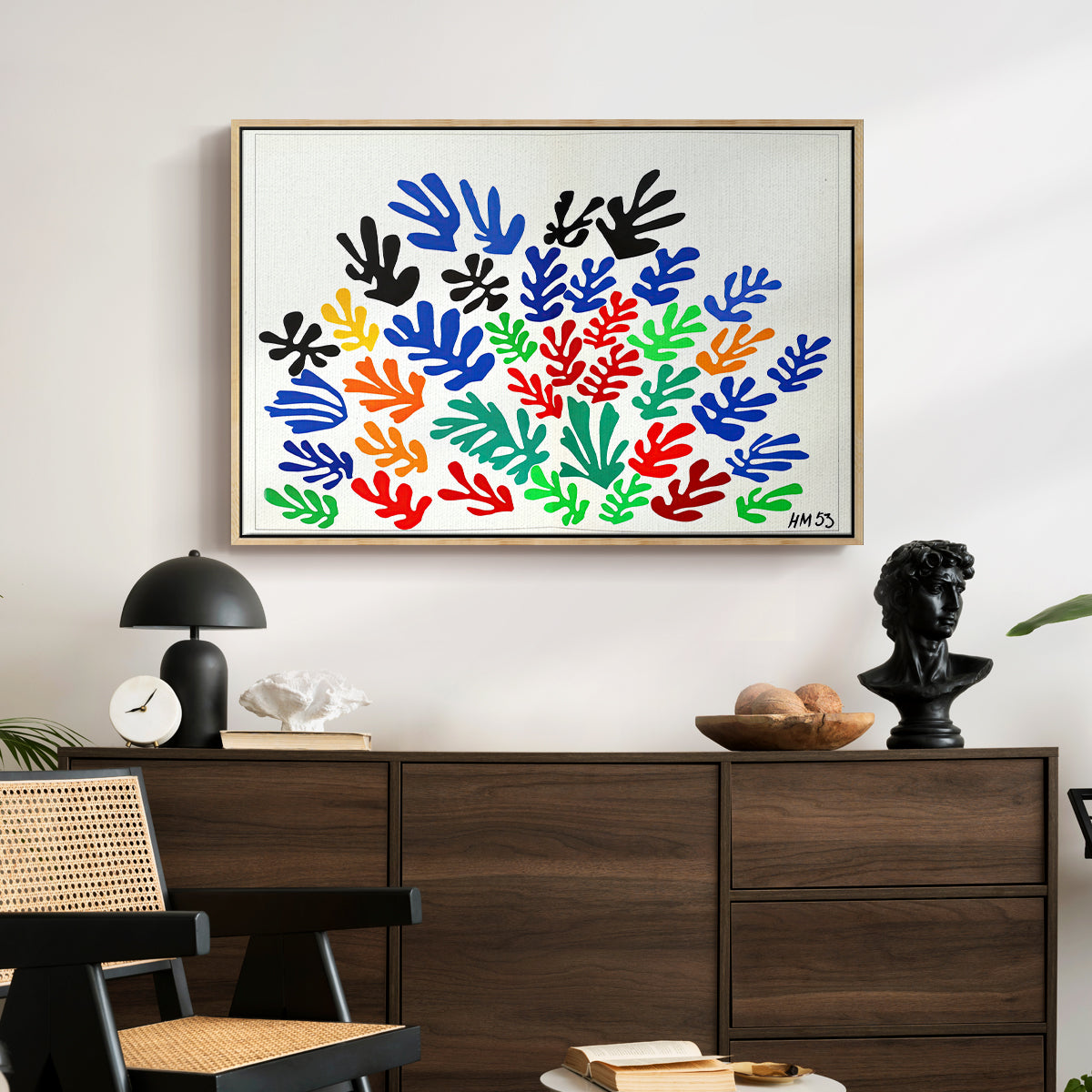 The Sheaf (La gerbe), 1953 - Floater Framed Canvas Print