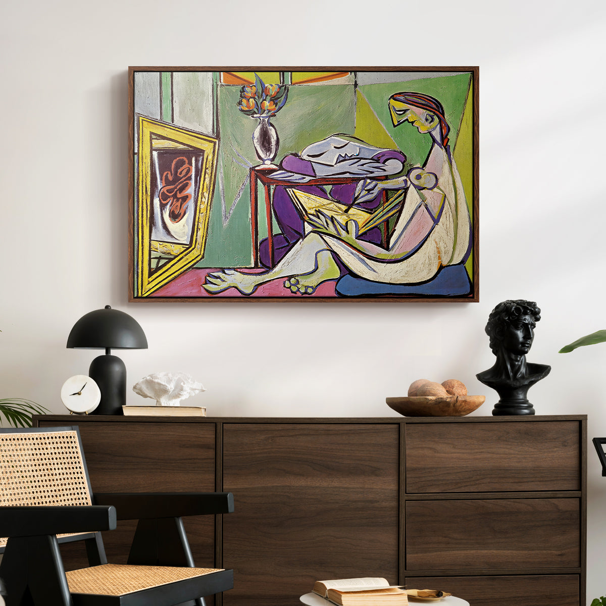 The Muse, 1935 - Floater Framed Canvas Print