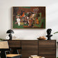 Playing Cards, Glasses, Bottle of Rum: "Vive la France", 1914-1915 - Floater Framed Canvas Print
