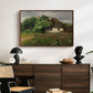 Farmhouse with Meadow Flowers, 1909 - Floater Framed Canvas Print