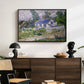 Houses in Auvers, 1890 - Floater Framed Canvas Print