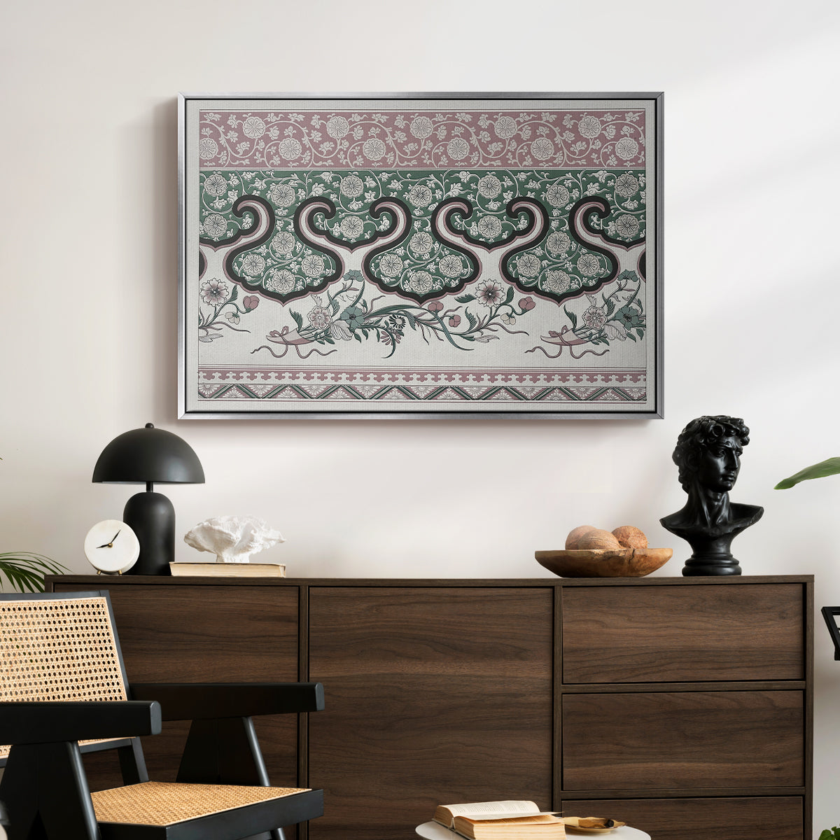 Examples of Chinese Ornament, Pl. LXXVI, 1867 - Floater Framed Canvas Print