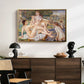 The Large Bathers, 1884-1887 - Floater Framed Canvas Print