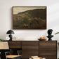 Landscape from Ebersteinburg in Baden, 1876 - Floater Framed Canvas Print