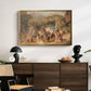 Figures and Animals in a Vineyard, c. 1829 - Floater Framed Canvas Print