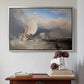 Fishing Boats with Hucksters Bargaining for Fish, 1837-1838 - Floater Framed Canvas Print