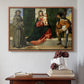 Madonna and Child with Saints Anthony of Padua and Roch, c. 1510 - Floater Framed Canvas Print