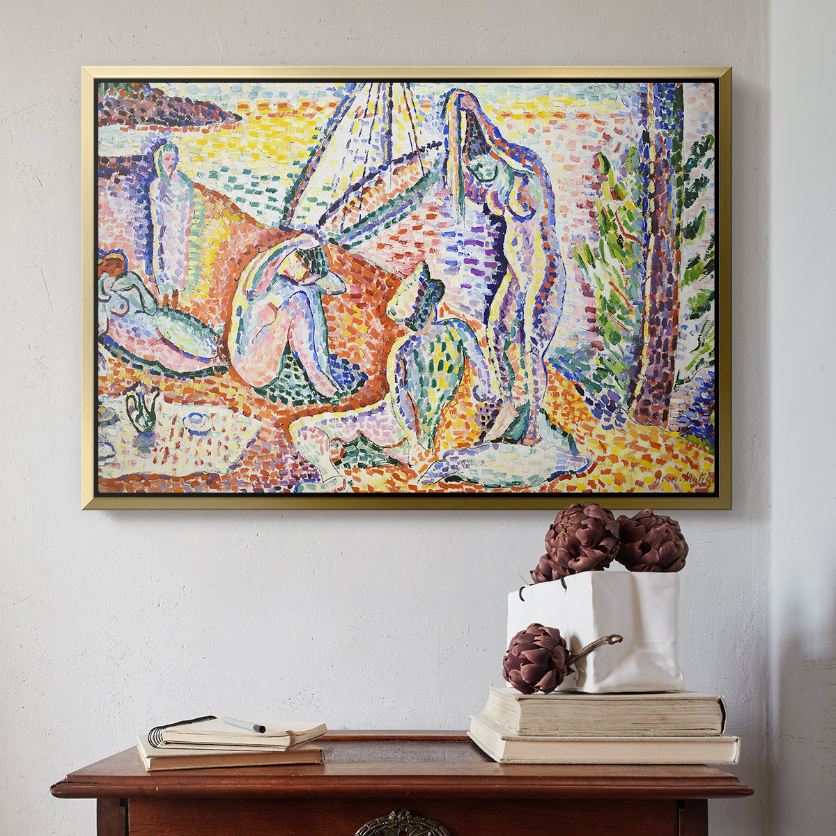 Luxe, Calme et Volupté, 1904 - Floater Framed Canvas Print