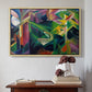 Deer in a Monastery Garden, 1912 - Floater Framed Canvas Print
