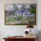 Houses in Auvers, 1890 - Floater Framed Canvas Print