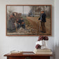 People by a Road, 1893 - Floater Framed Canvas Print