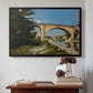 The Railroad Bridge at Briare, 1888 - Floater Framed Canvas Print