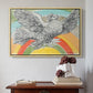 Flying Dove with Rainbow (Colombe volant à l'Arc-en-ciel), 1952 - Floater Framed Canvas Print