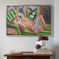 Odalisque Couchée Aux Magnolias, c. 1923 - Floater Framed Canvas Print