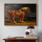 The Shire Horse Elephant in an Extensive Landscape, c. 1850s - Floater Framed Canvas Print