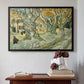 The Large Plane Trees (Road Menders at Saint-Rémy), 1889 - Floater Framed Canvas Print