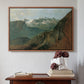 The Dachstein from the Plassen near Hallstatt, 1827 - Floater Framed Canvas Print