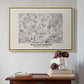 Fleurs, 1866 (Morris Inspired) - Floater Framed Canvas Print