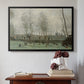 Washerwomen in a Willow Grove, c. 1871 - Floater Framed Canvas Print